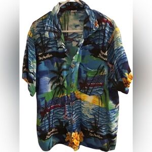 BOYS TROPICAL SHIRT BUTTON UP DOMINICAN REPUBLIC